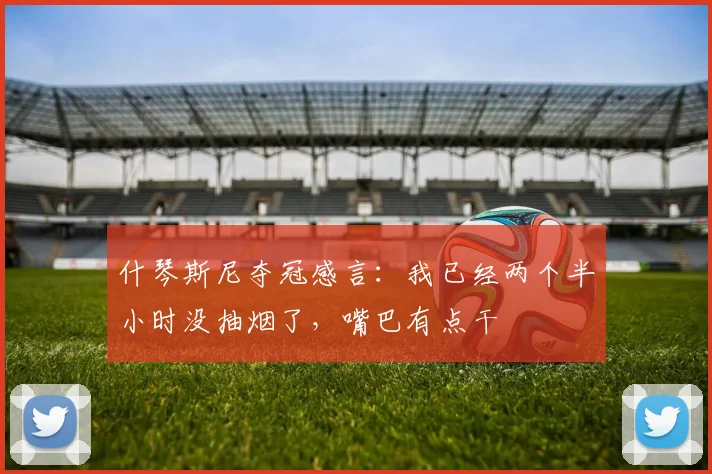 什琴斯尼夺冠感言：我已经两个半小时没抽烟了，嘴巴有点干